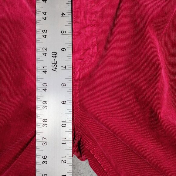 J.Crew Pants Women 29 Pink Corduroy Stretch High-Rise Straight Leg Classic Retro - Picture 6 of 11